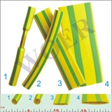 黄绿热缩管RSFR-YG（2～3:1） 黄绿管